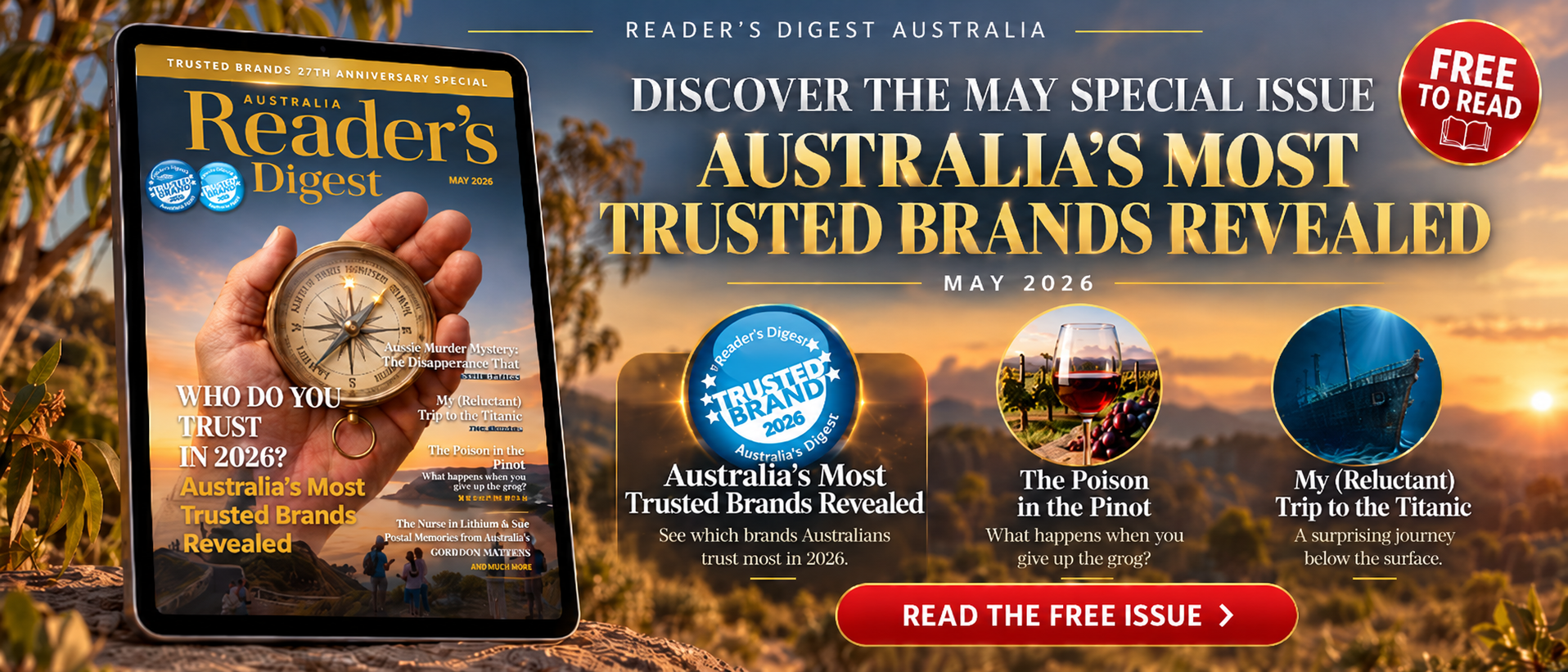 Readers Digest Trusted Brands Readers Digest May issue