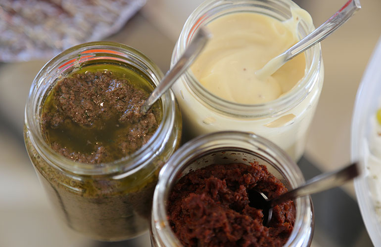 Jarred condiments