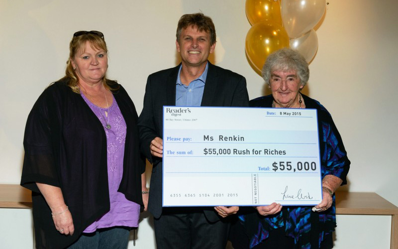 Ms Renkin - $55,000 Rush for Riches Winner