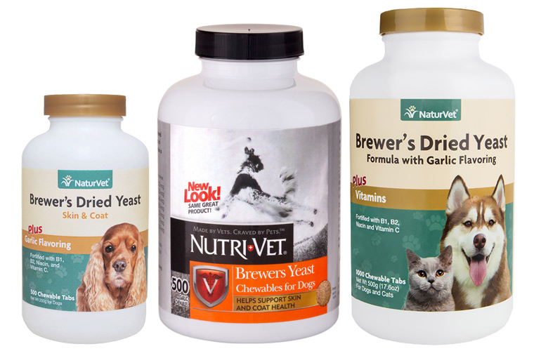 7. Brewer’s yeast flea repellent