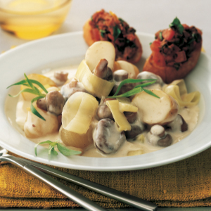 Blanquette with pt croutes