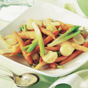 Braised baby vegetables | Reader's Digest Australia