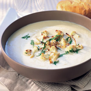Cauliflower cheese soup