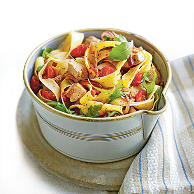 Chicken and Cherry Tomato Pappardelle | Reader's Digest Australia