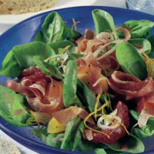 Citrus and spinach salad