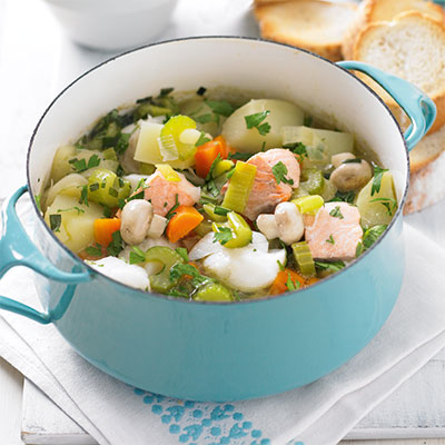 Fish and Potato Hotpot