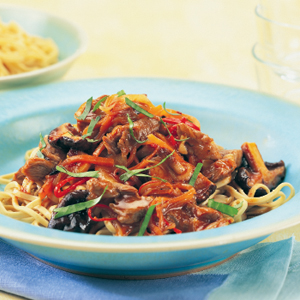 Lamb with black bean sauce