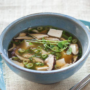 Miso soup with vegetables