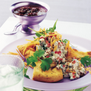 Naan with lentil ‘caviar’ | Reader's Digest Australia