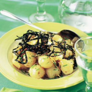 New potatoes with nori