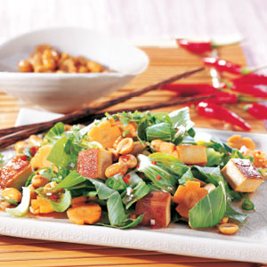 Pan-fried tofu and bok choy | Reader's Digest Australia