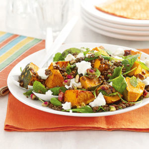 Pumpkin and Lentil Salad