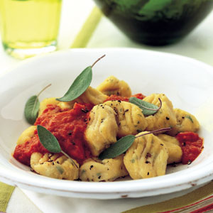 Pumpkin, ricotta and sage gnocchi