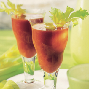 Red capsicum vegetable drink
