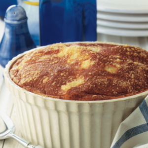 Souffl-topped pasta bake