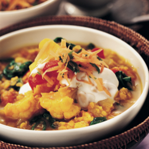 Spiced lentil dhal
