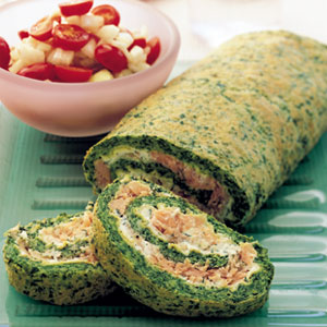 Spinach and smoked trout roulade | Reader's Digest Australia