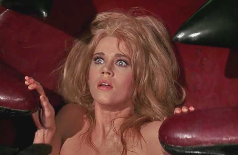 Jane Fonda played this eponymous 41st century astronaut in a 1968 psychedelic sci-fi flick: