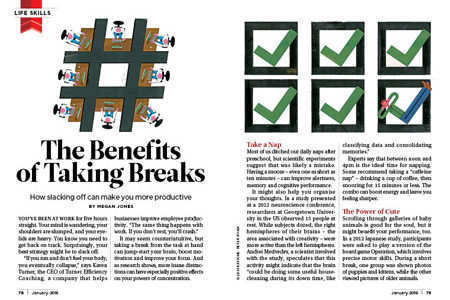 The Benefits of Taking Breaks