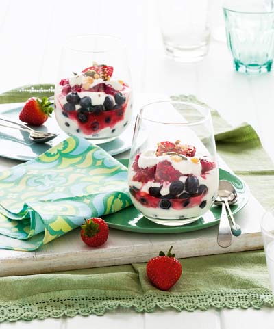 Berry Yogurt Swirl with Walnuts and Pepitas | Reader's Digest Australia