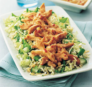 Chicken Satay Salad