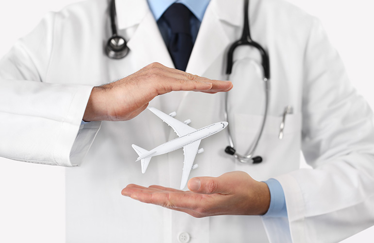 Surgery at 28,000 Feet