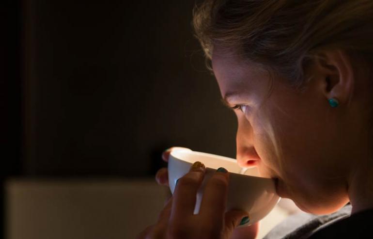 5. Make your nightcap a cup of chamomile tea