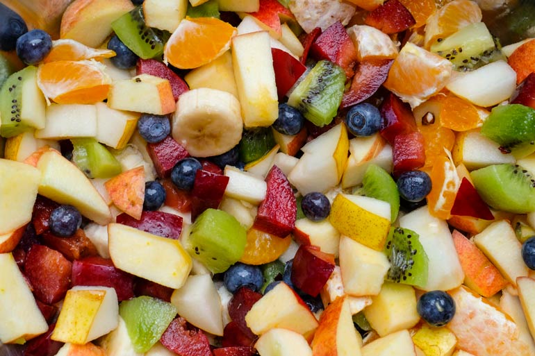 8. Fruit, not cupcakes