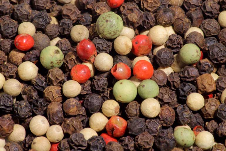 9. Flavour food with lots of pepper
