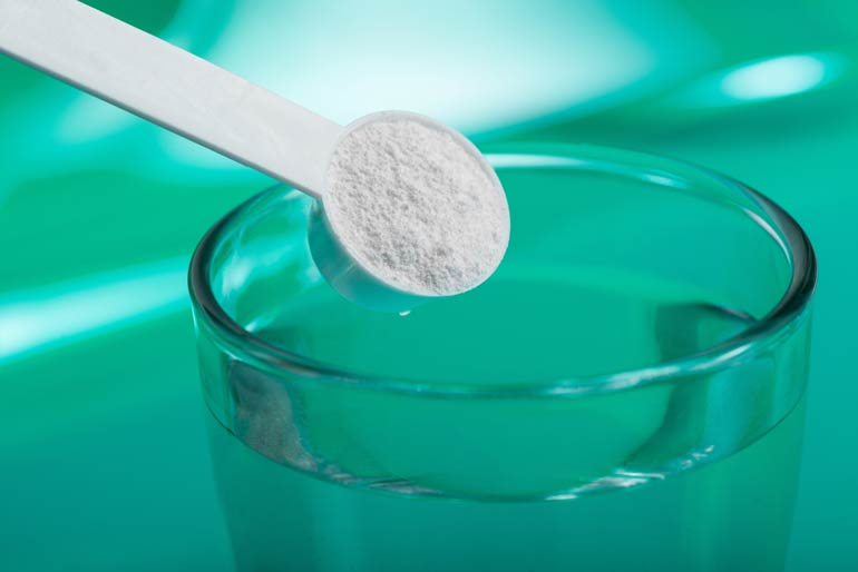 16. Add a little magnesium powder to your drink