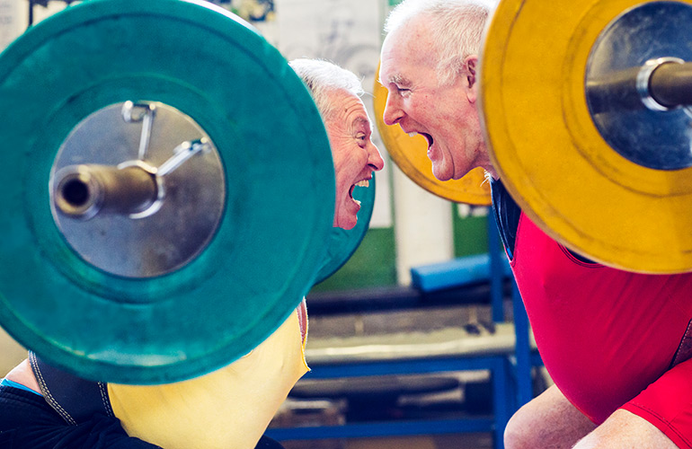 6. Pick up some weights