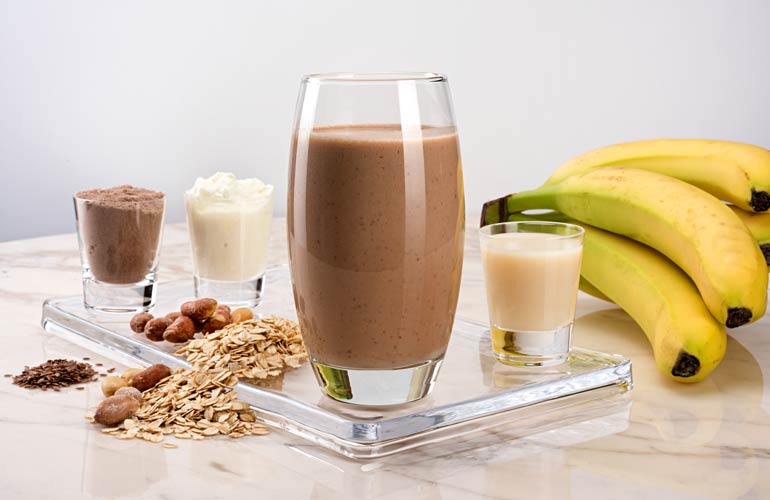 18. Add in a protein shake