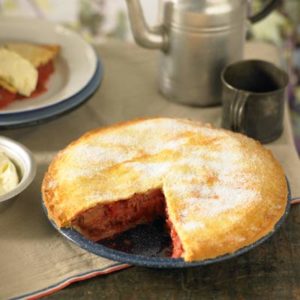 Rhubarb and Apple Pie