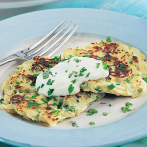 Rosti with horseradish