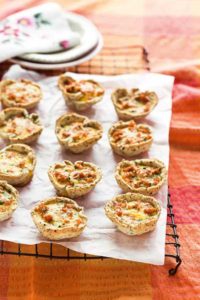 Salmon Quiches