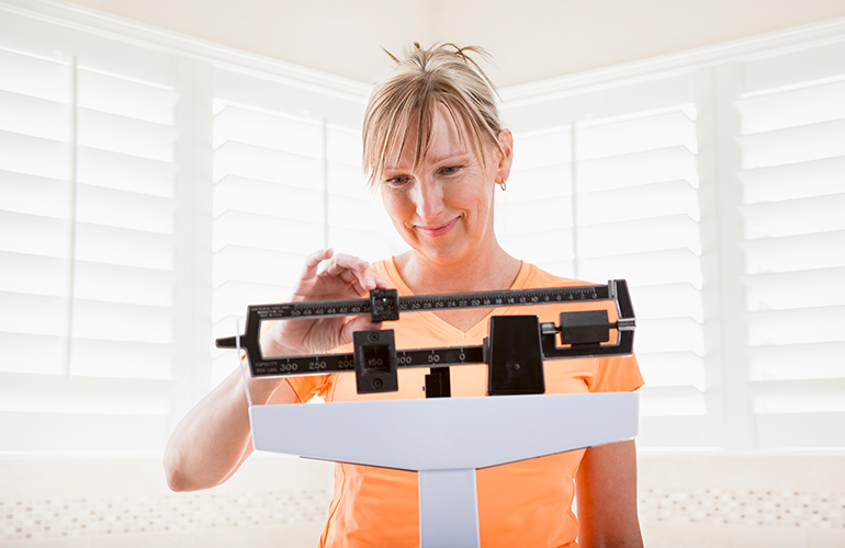 21. Losing weight is tougher after 50