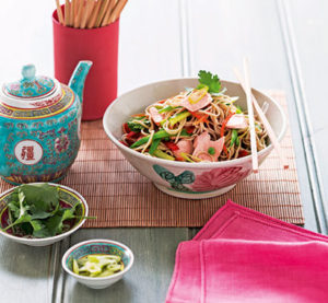 Soba Noodle and Salmon Salad