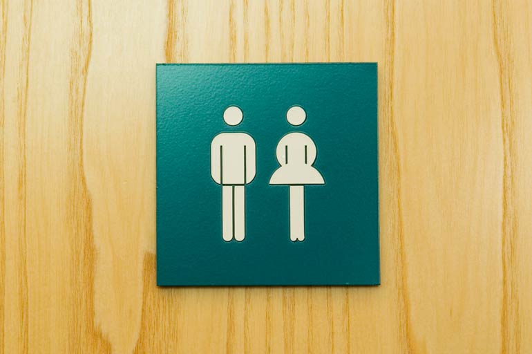 15. Use the bathroom on a different floor
