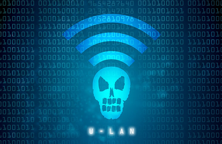 10. We easily break into routers with WEP encryption