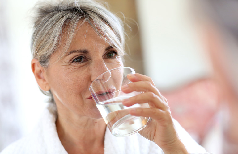 1. Drink plenty of water