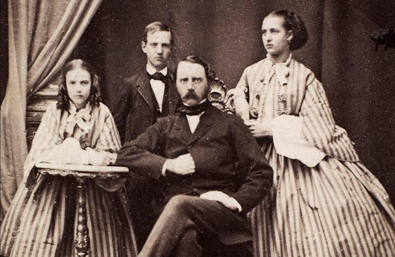 They’re second cousins once removed, via King Christian IX