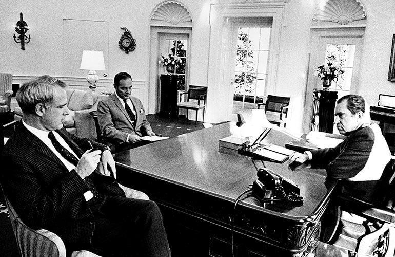 What was on the missing portion of the Watergate tape?