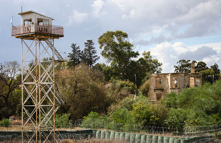 U.N. buffer zone, Cyprus