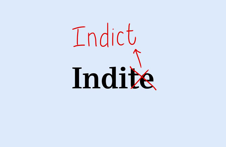 Indict