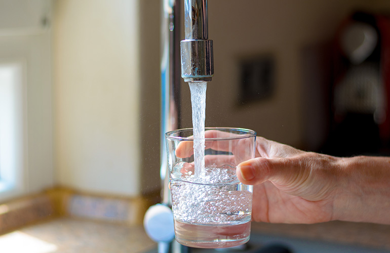 Not drinking enough water