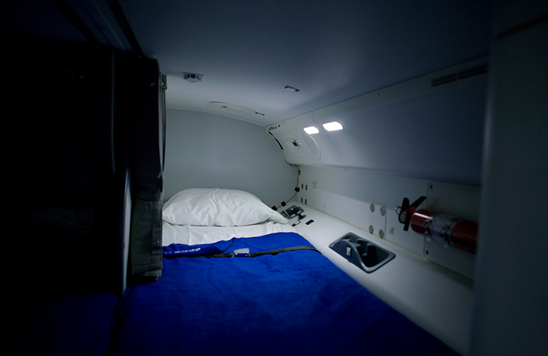 Secret sleeping area