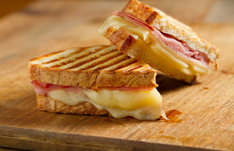 You sometimes get diarrhoea after eating a cheese sandwich