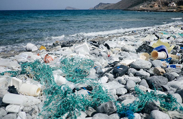 Plastic ends up in our oceans
