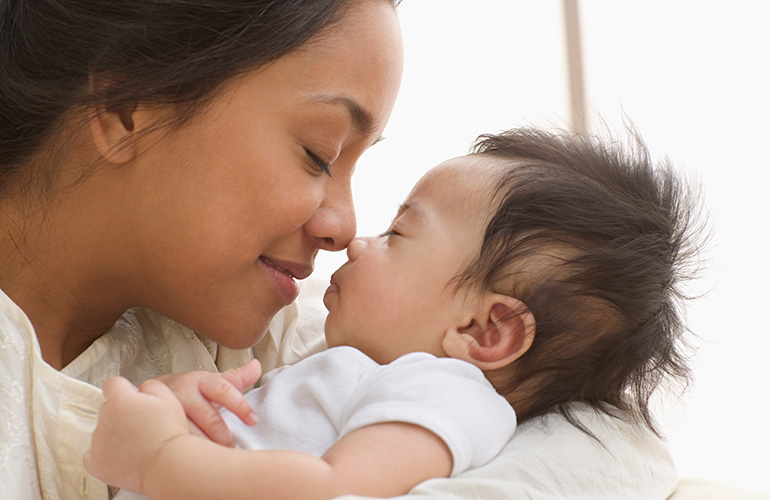 The scent of a baby’s head