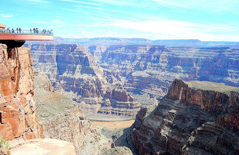 Skywalk over the Grand Canyon, Arizona, USA